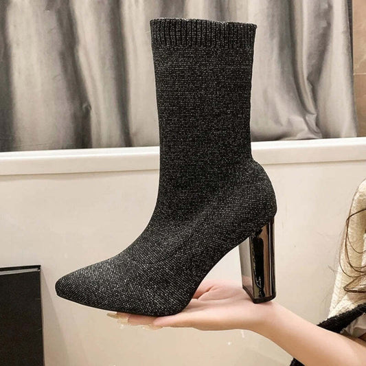 Bottine beige a talon Podoways 35 DimGray