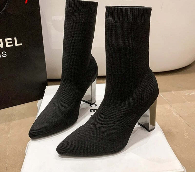 Bottine beige a talon Podoways 35 Black