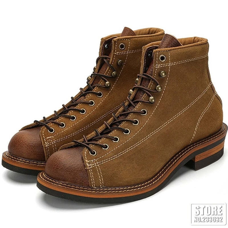 Bottines en cuir marron pour homme au style moderne Podoways 37 Sienna