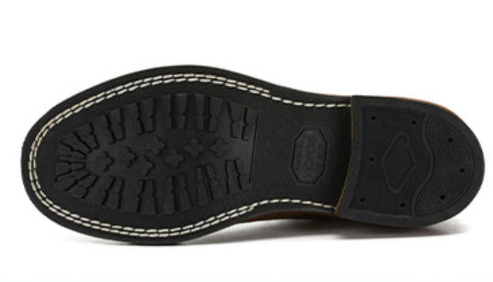 Bottines en cuir marron pour homme au style moderne Podoways