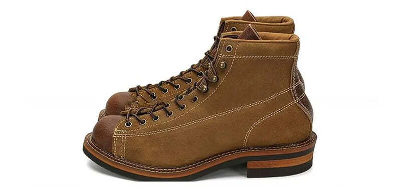 Bottines en cuir marron pour homme au style moderne Podoways