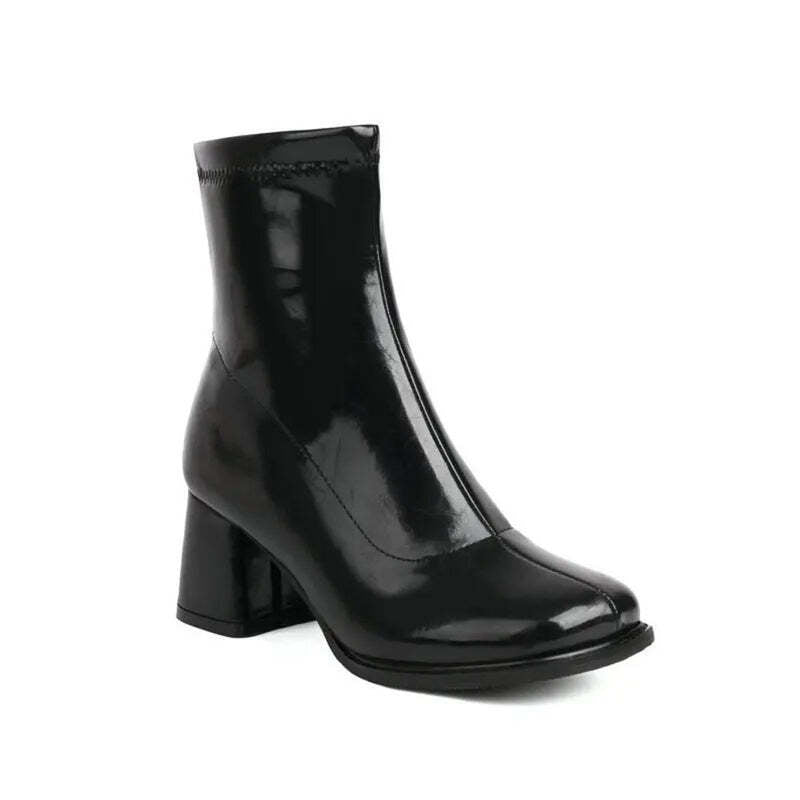 Bottine cuir vernis Podoways