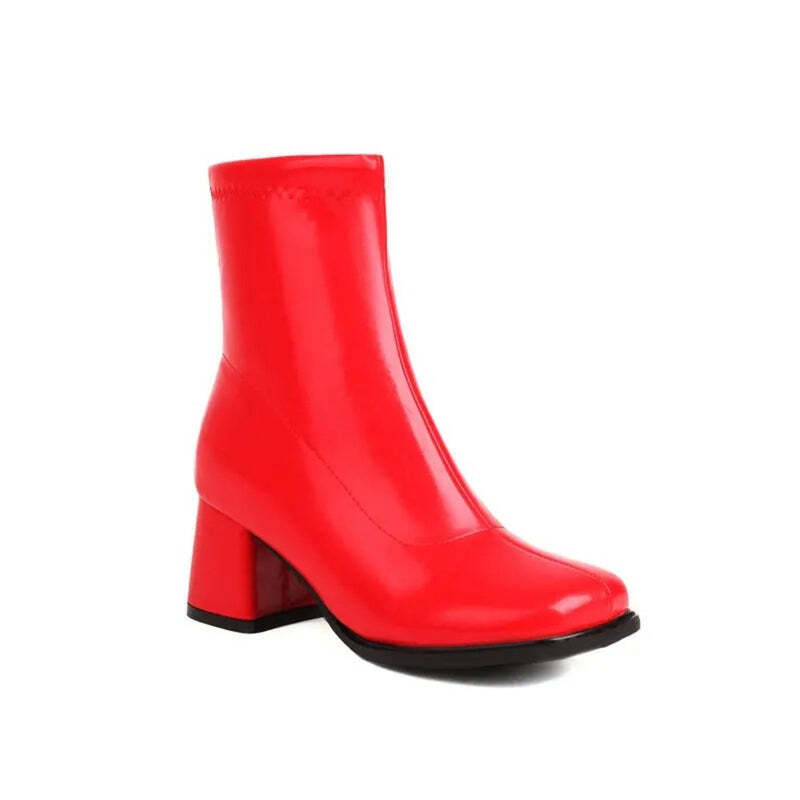 Bottine cuir vernis Podoways