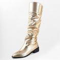 Charger l'image dans la visionneuse de la galerie, Bottines dorées pour femme Podoways 36 Gold
