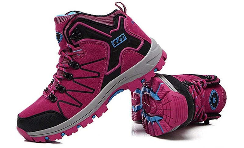 Bottine de randonnée confortable pour femme Podoways 35 DeepPink