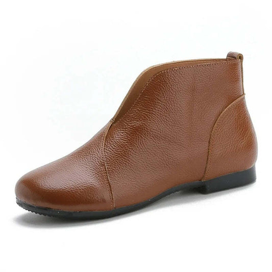 Bottine en cuir rouge pour femme Podoways 35 Sienna