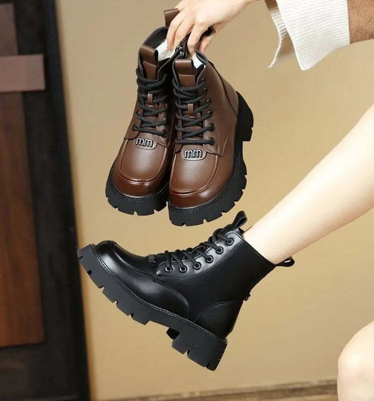 Bottine marron foncé femme Podoways