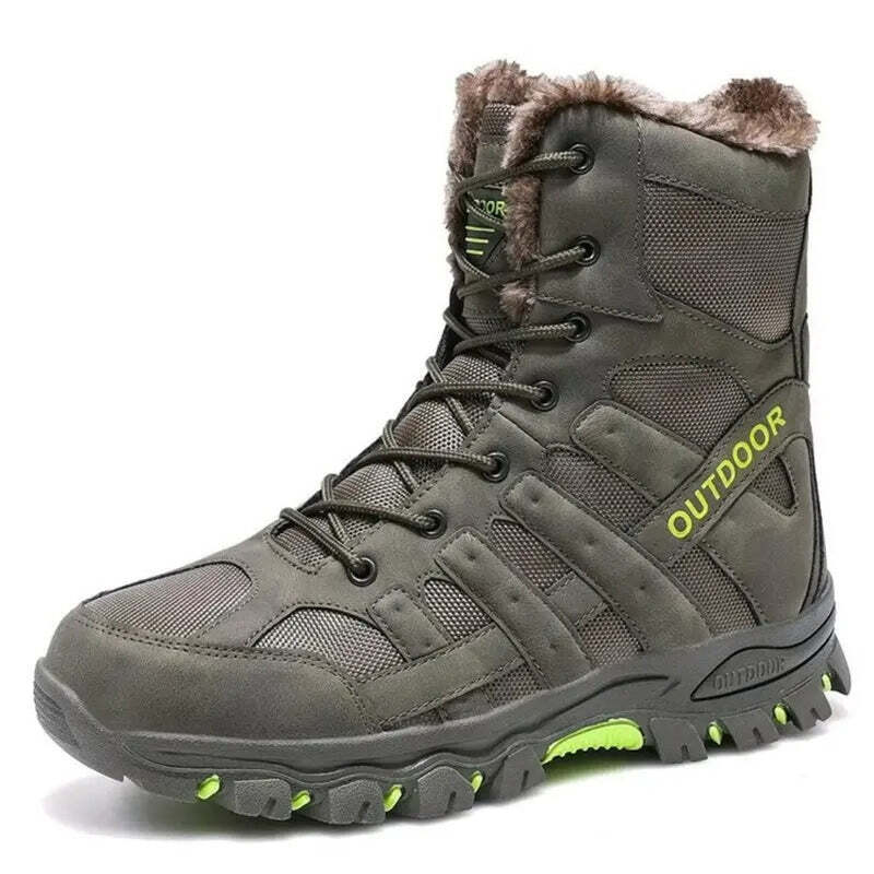 Bottine homme neige Podoways 39 Green