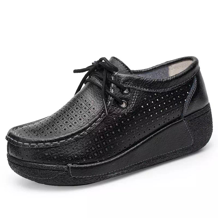 Bottine en cuir veritable  Podoways 36 Black 