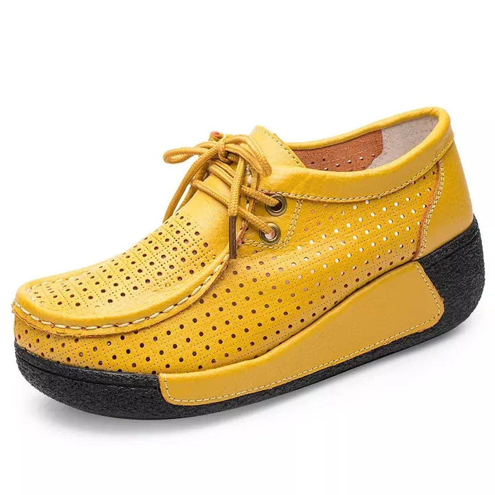 Bottine en cuir veritable  Podoways 36 Yellow 