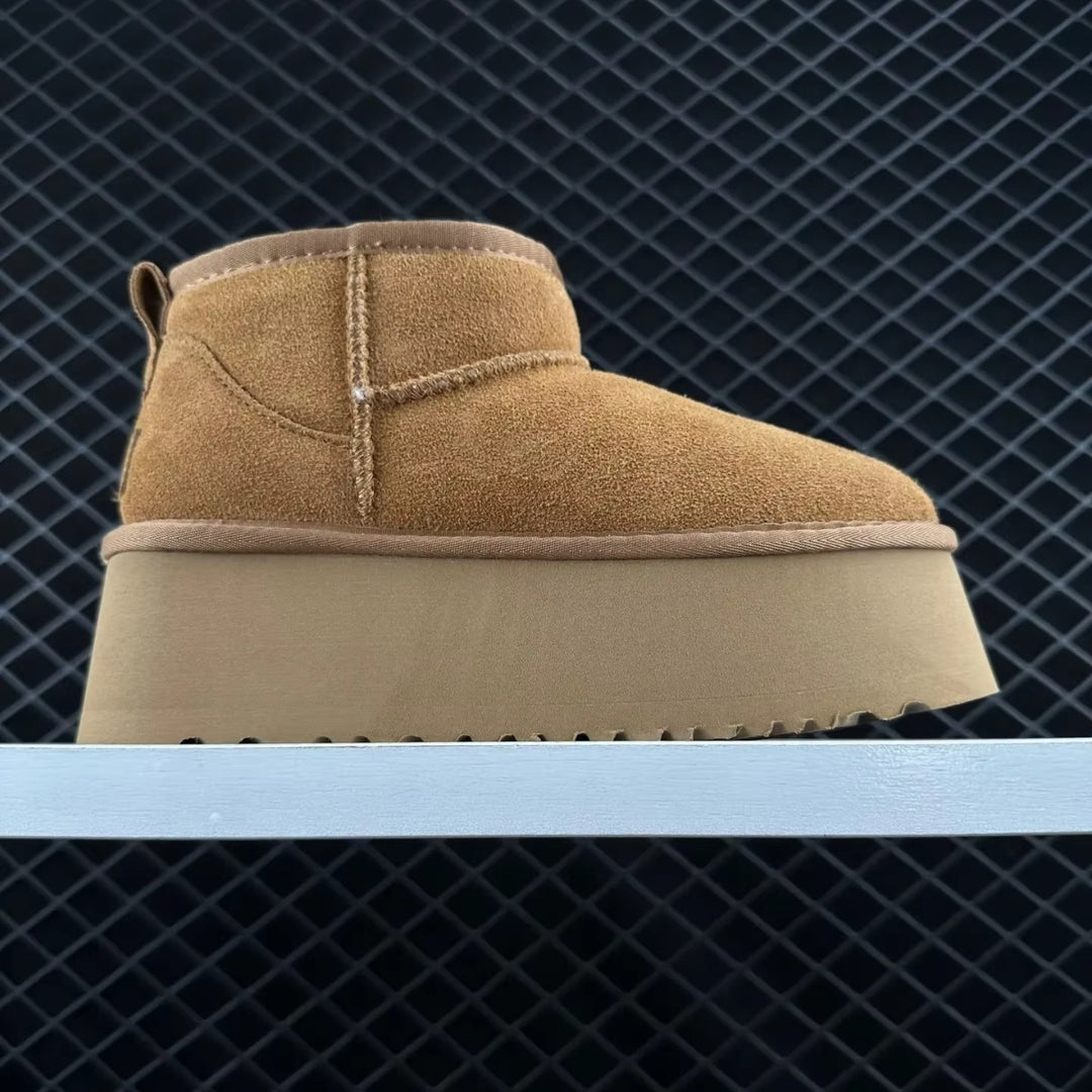 Bottines Chaudes Femme – Fourrées avec Semelle Épaisse Podoways