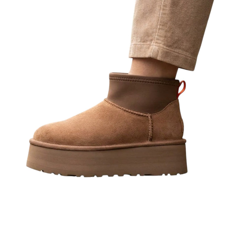 Bottines Chaudes Femme – Fourrées avec Semelle Épaisse Podoways 36 Chocolate