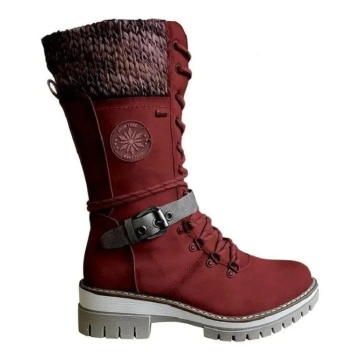 Bottines d’hiver canadiennes femme Podoways 36 DarkRed