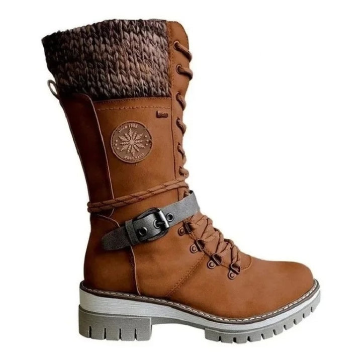 Bottines d’hiver canadiennes femme Podoways 36 Chocolate