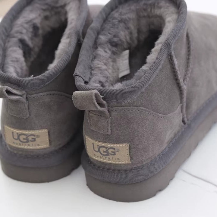 Bottines Hiver Femme Fourrées – Chaudes, Imperméables et Antidérapantes Podoways 35 DimGray