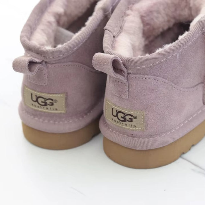Bottines Hiver Femme Fourrées – Chaudes, Imperméables et Antidérapantes Podoways 35 Purple