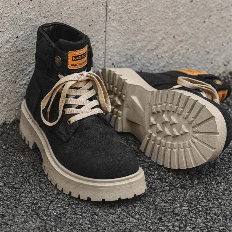 Bottines bleues effet jean Podoways