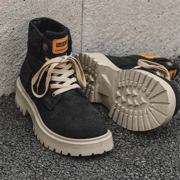 Bottines bleues effet jean Podoways