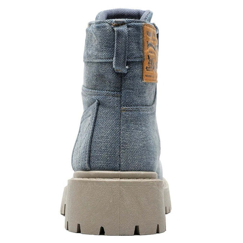 Bottines bleues effet jean Podoways