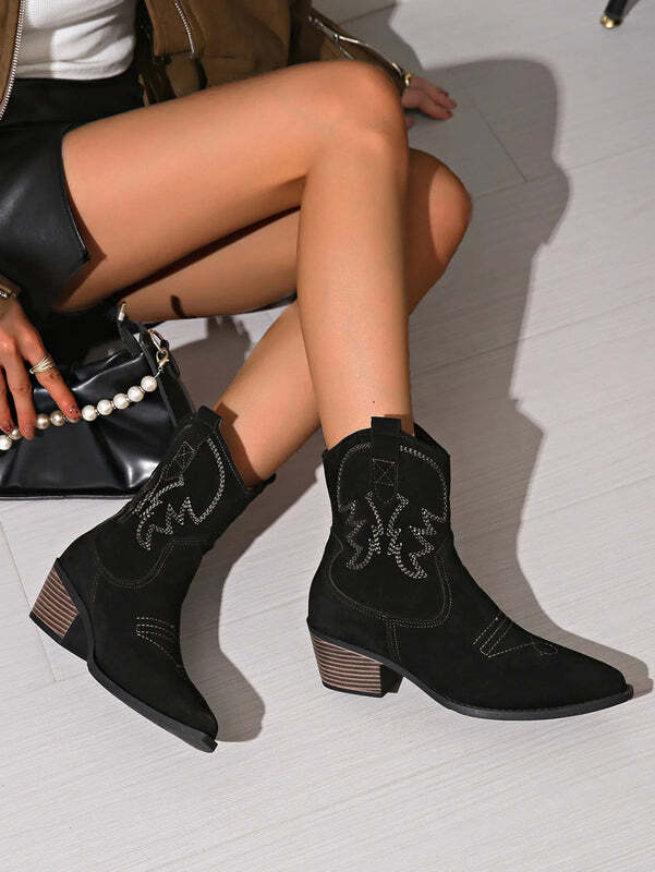 Bottines bout pointu petit talon Podoways