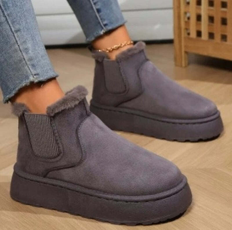 Bottines chaudes pour femme Podoways 36 DimGray