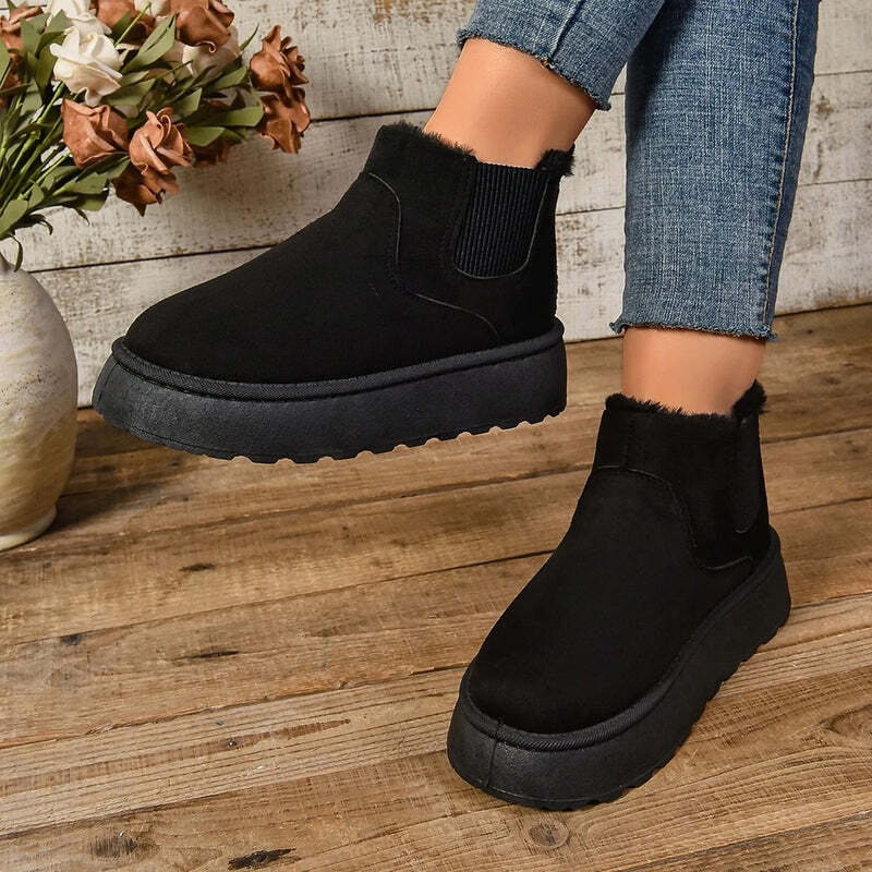 Bottines chaudes pour femme Podoways