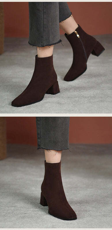 Bottines femme coloris chocolat Podoways