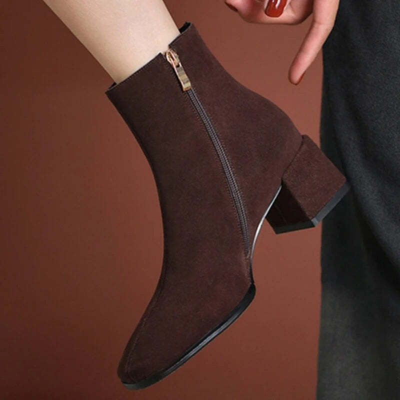 Bottines femme coloris chocolat Podoways