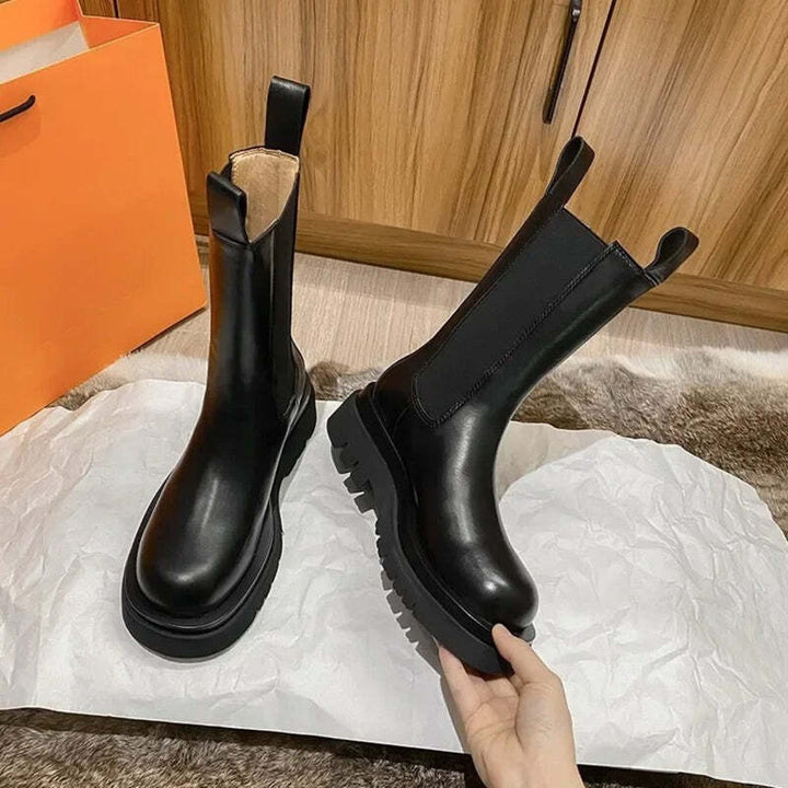 Bottines montantes compensées Podoways