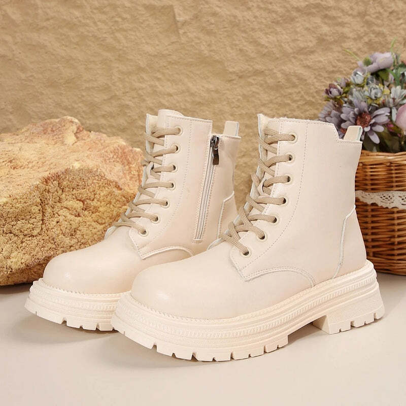 Bottines crème Podoways