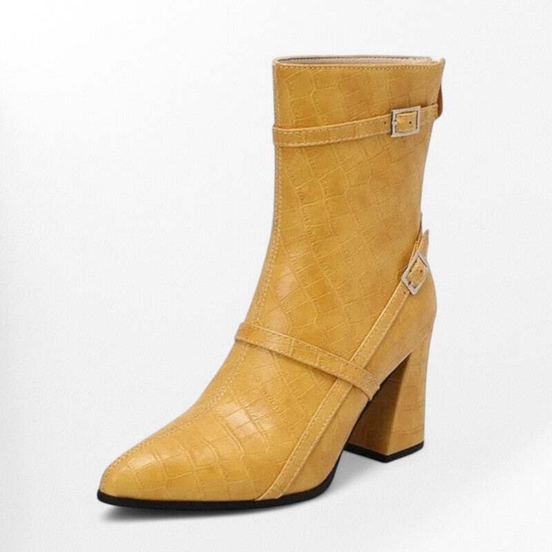 Bottines croco femme Podoways 34 Gold