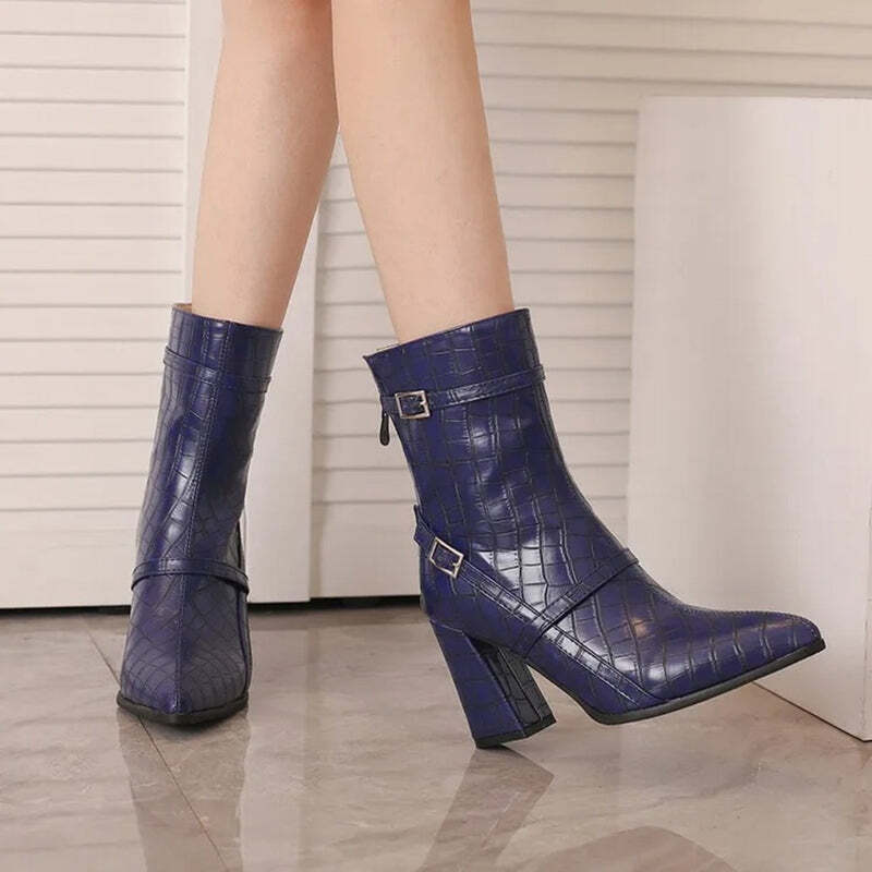 Bottines croco femme Podoways