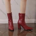 Charger l'image dans la visionneuse de la galerie, Bottines croco femme Podoways
