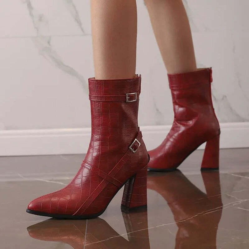 Bottines croco femme Podoways