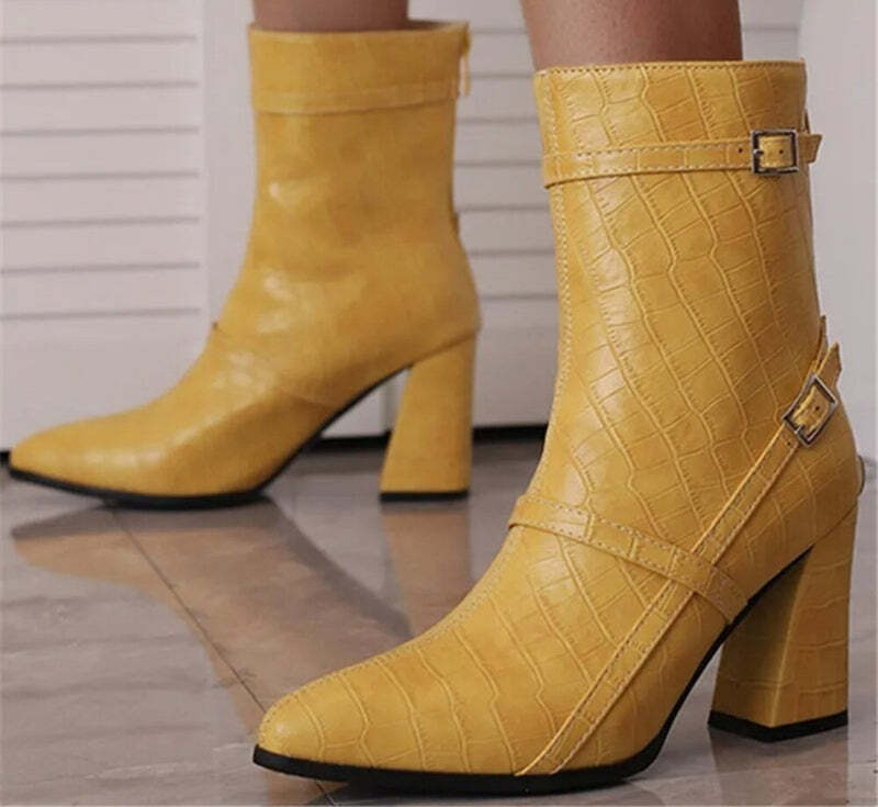 Bottines croco femme Podoways