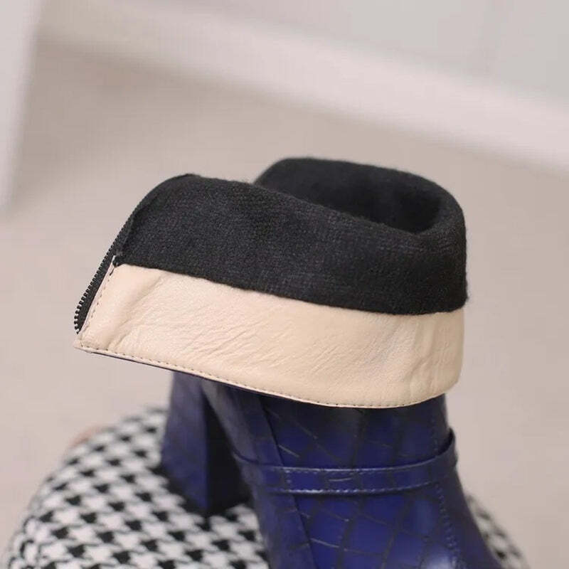 Bottines croco femme Podoways