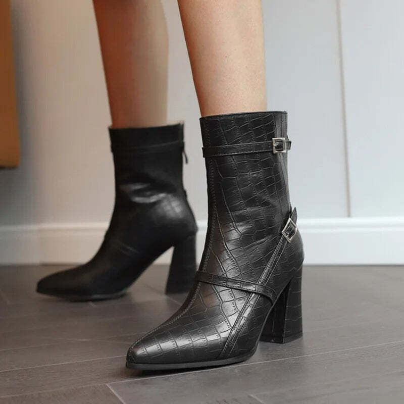 Bottines croco femme Podoways