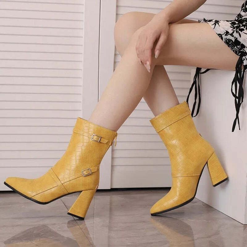 Bottines croco femme Podoways