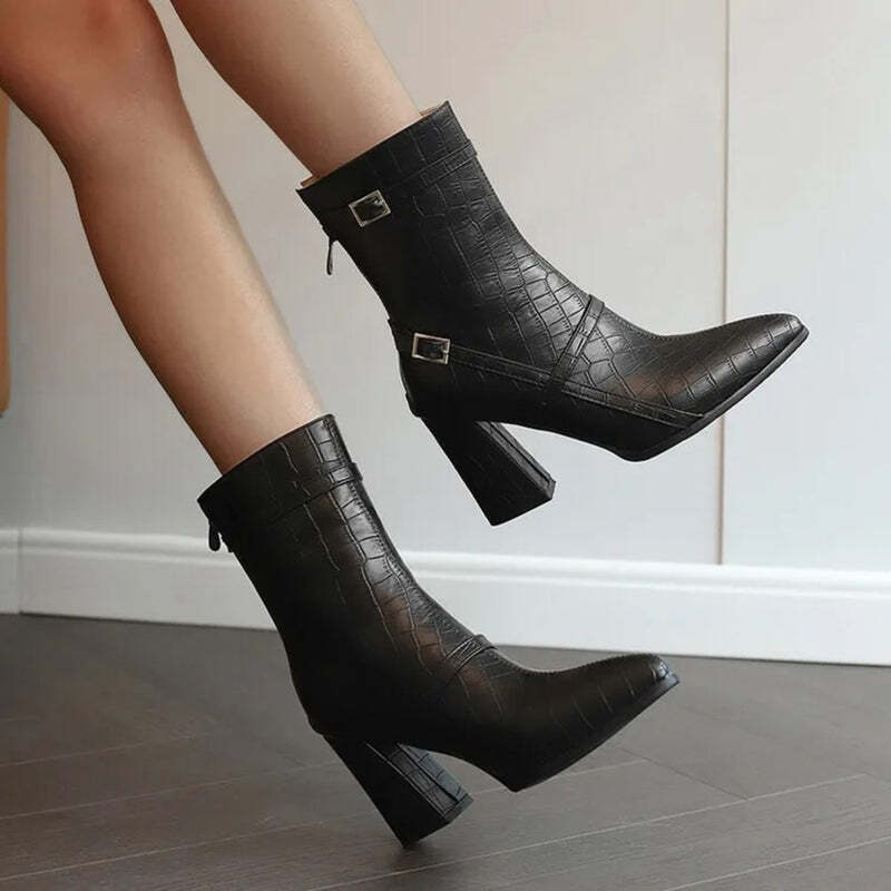 Bottines croco femme Podoways