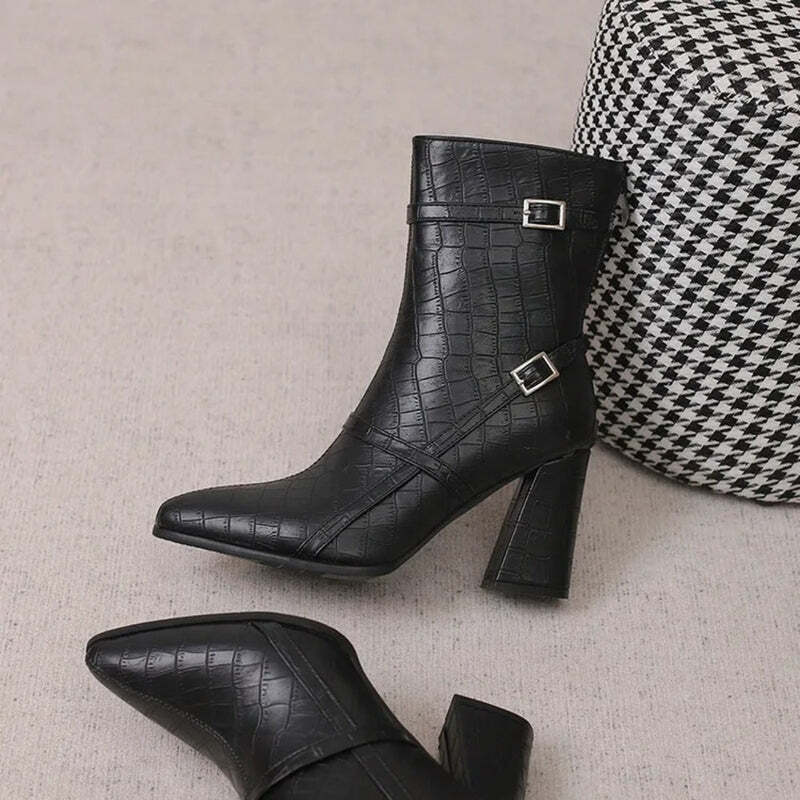 Bottines croco femme Podoways