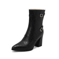 Charger l'image dans la visionneuse de la galerie, Bottines croco femme Podoways 34 Black
