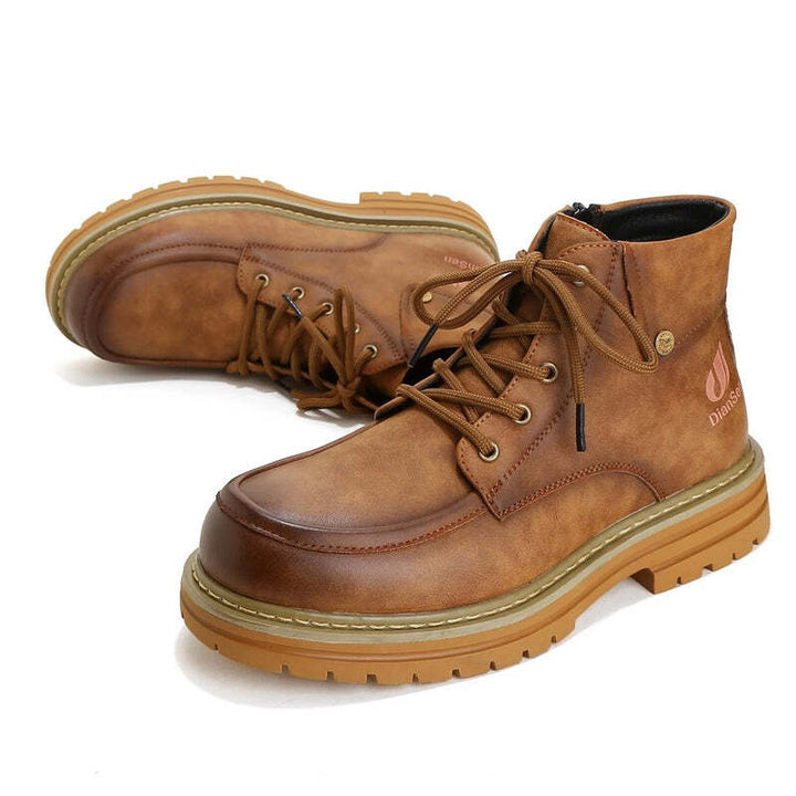 Bottines orthopédiques en cuir marron Podoways