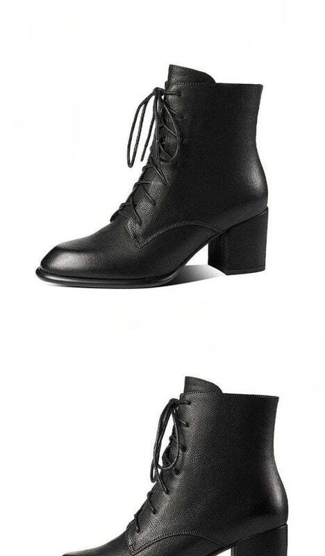 Bottines marron à lacets pour femme Podoways