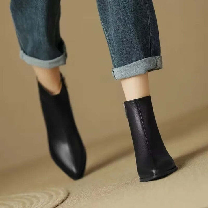 Bottines taupe pour femme Podoways