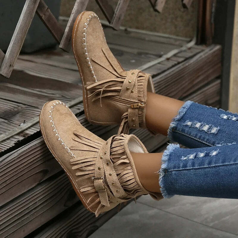Bottines franges Podoways