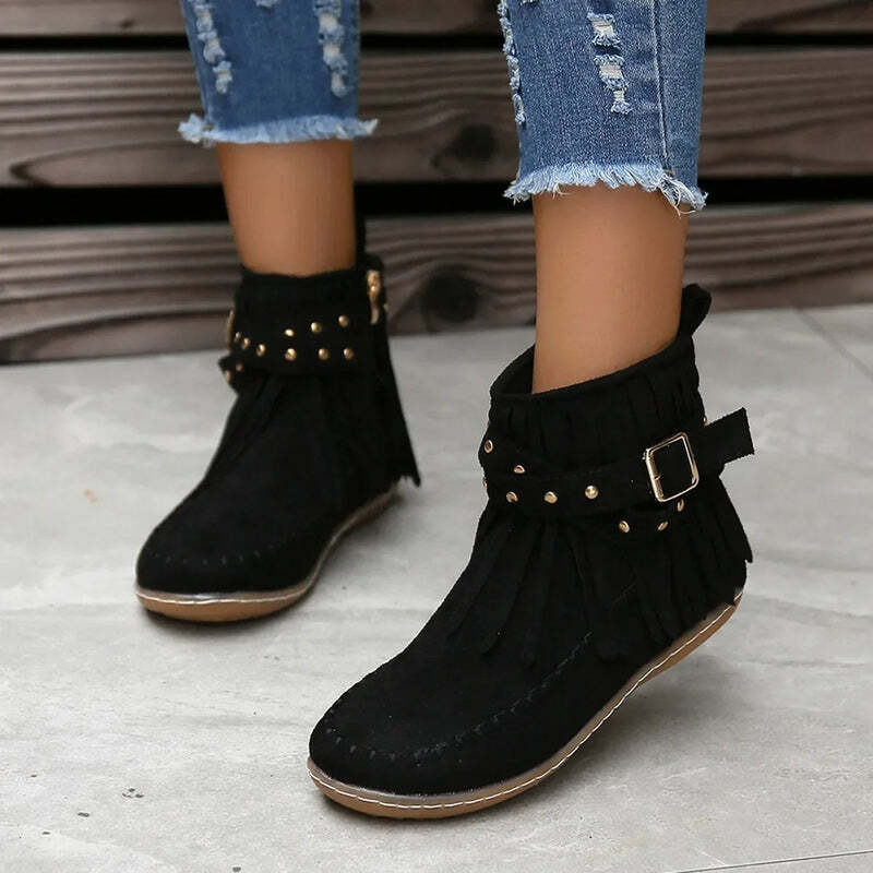 Bottines franges Podoways