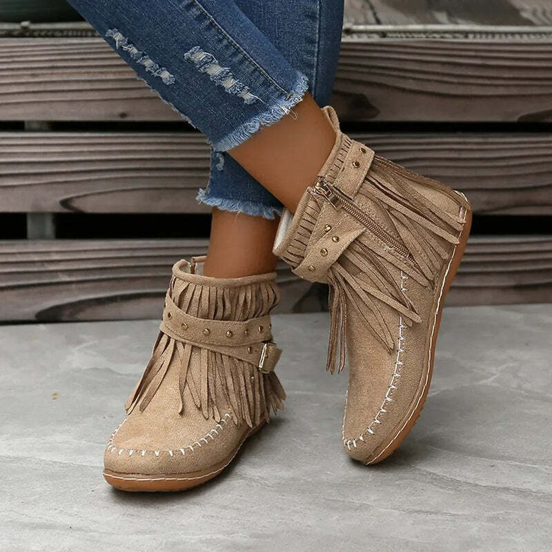 Bottines franges Podoways