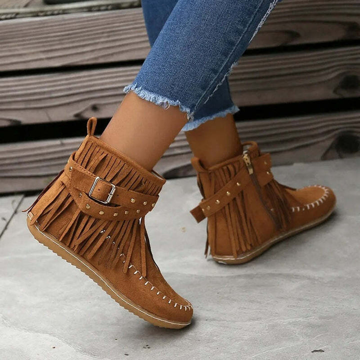 Bottines franges Podoways