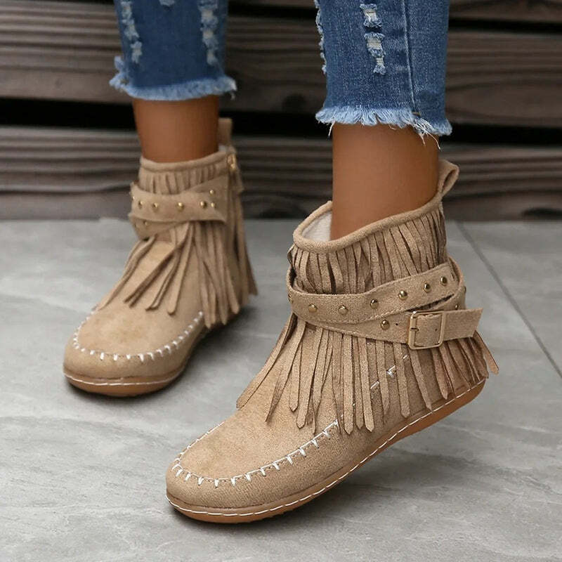 Bottines franges Podoways