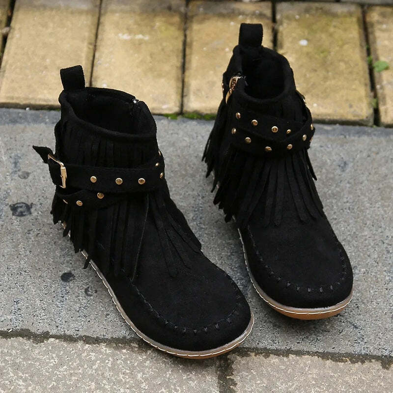 Bottines franges Podoways